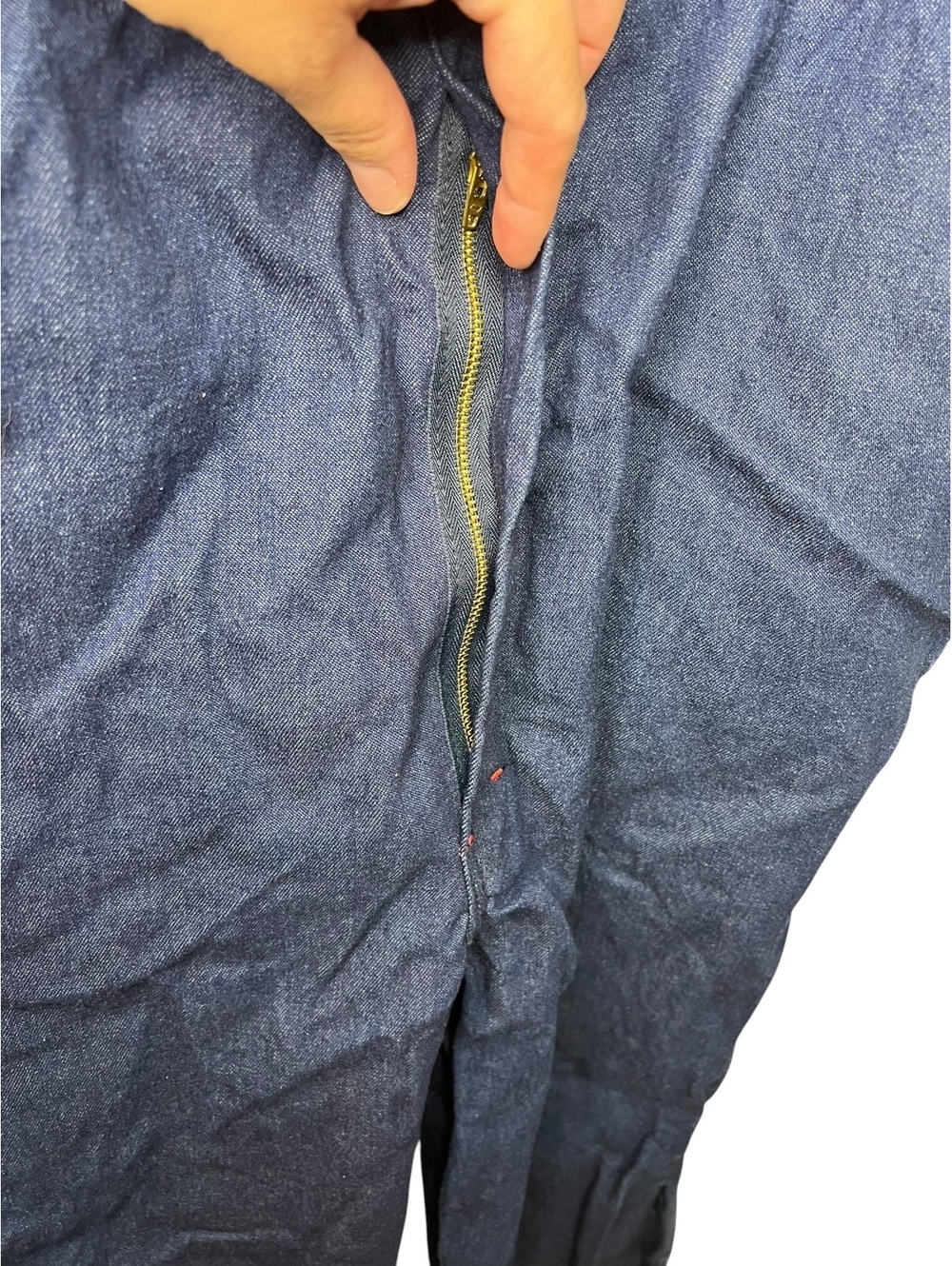 Dickies Men’s 36x34 Indigo Denim Bib Overalls Workwear Heavy Duty Cotton 8329NB - Picture 6 of 8